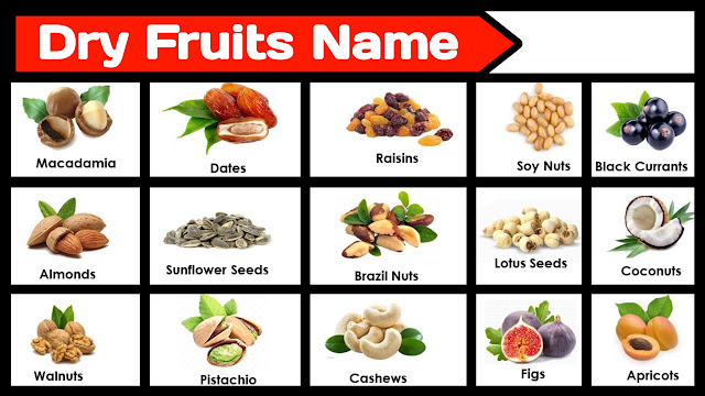 Dry Fruits Name